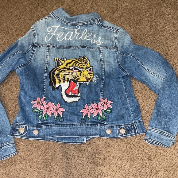 Torrid Fearless Denim Jacket Womens 